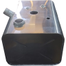 Бак для МАЗ, 200 литров, комбинированный, топливный, алюминиевый, 450*600*830, 2-е горловины